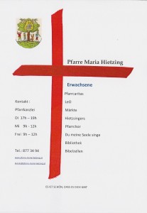 Pfarre Maria Hietzing Angebote für Erwachsene